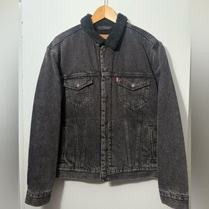 Levis Sherpa Button Up Jacket